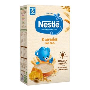 PAPILLA NESTLE 8 CEREALES CON MIEL